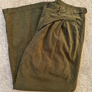 Women’s High Waisted Linen Blend Pants